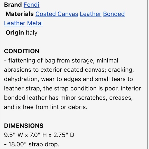 Fendi Crossbody Pequin Bag in Coated Canvas - Picture 14 of 14